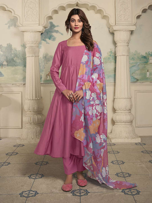 Women Empire Kurta with Trousers & With Dupatta