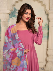 Women Empire Kurta with Trousers & With Dupatta