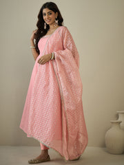 Women Regular Kurta with Trousers & With Dupatta