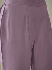 Women Yoke Design Regular Kurta with Trousers & With Dupatta