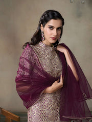 Women Ethnic Motifs Regular Sequinned Kurta with Trousers & With Dupatta