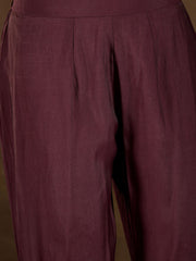 Women Floral Yoke Design Regular Kurta with Trousers & With Dupatta