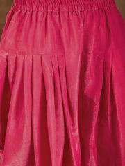 Women Floral Yoke Design Regular Kurta with Dhoti Pants & With Dupatta