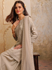 Women Paisley Yoke Design Regular Kurta with Patiala & With Dupatta