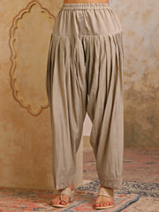 Women Paisley Yoke Design Regular Kurta with Patiala & With Dupatta