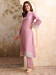 Women Ethnic Thread Embroidered A-Line Kurta Set