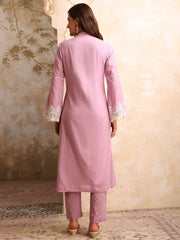 Women Ethnic Thread Embroidered A-Line Kurta Set