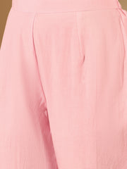 Women Embroidered Thread Work Kurta with Trousers & Dupatta