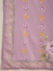 Women Floral Embroidered A-Line Kurta with Trousers & Dupatta