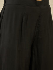 Women Floral Thread and Sequinned Embroidered Anarkali Kurta & Palazzo with Dupatta
