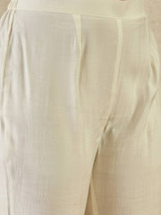 Women Floral Embroidered Regular Sequinned Kurta with Trousers & Dupatta