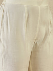 Women Floral Embroidered Regular Sequinned Kurta with Trousers & Dupatta