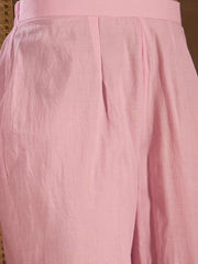 Women Ethnic Motif Embroidered Chikankari Kurta with Trousers & Dupatta
