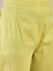 Women Floral Embroidered Regular Chikankari Kurta with Trousers & Dupatta