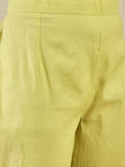 Women Floral Embroidered Regular Chikankari Kurta with Trousers & Dupatta