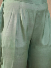 Women Ethnic Motifs Printed Regular Sequinned Kurta with Trousers & Dupatta