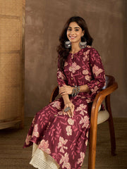 Women Floral Printed Button Detailed Kurta