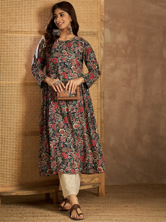 Women Paisley Printed Floral Kurta
