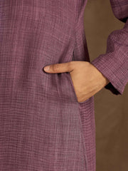 Thread Work Mandarin Collar A Line Kurta