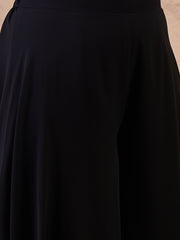 Women Embroidered Kurta with Sharara & Dupatta