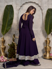 Malaika Arora Women Ethnic Motifs Printed A-Line Kurta with Palazzo & Dupatta