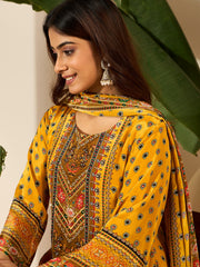 Women Ethnic Motifs Printed Kurta with Palazzos & Dupatta