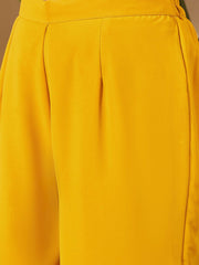 Women Ethnic Motifs Embroidered Tiered Sequinned Kurta with Trousers & With Dupatta