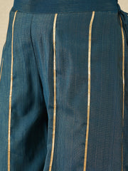 Women Ethnic Motifs Embroidered Kurta with Sharara & Dupatta