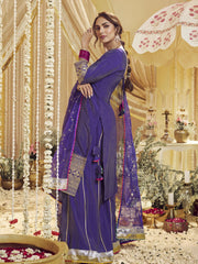 Women Floral Embroidered Regular Kurta with Palazzos & With Dupatta