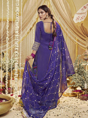 Women Floral Embroidered Regular Kurta with Palazzos & With Dupatta