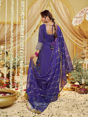 Malaika Arora Women Floral Embroidered Regular Kurta with Palazzos & With Dupatta