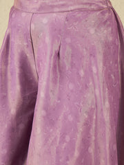 Floral Embroidered Thread Work Kurta With Sharara & Dupatta