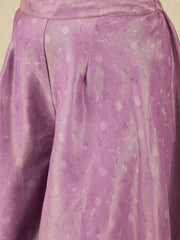 Floral Embroidered Thread Work Kurta With Sharara & Dupatta