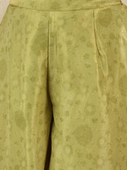Women Floral Embroidered Regular Sequinned Kurta with Palazzos & Dupatta