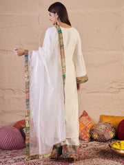 Women Ethnic Motifs Printed Kurta with Palazzo & Dupatta