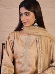 Women Floral Embroidered Sequinned Kurta with Trousers & Dupatta