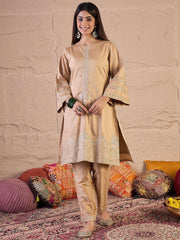 Women Floral Embroidered Sequinned Kurta with Trousers & Dupatta