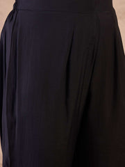 Ethnic Motifs Embroidered Thread Work Kurta With Trousers & Dupatta