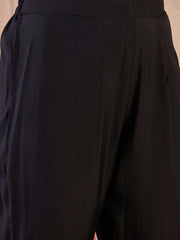 Woven Design Straight Zari Work Viscose Tissue Kurta with Trousers & Dupatta