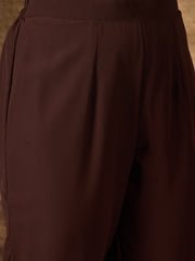 Women Ethnic Motifs Embroidered Regular Thread Work Kurta with Trouser & Dupatta