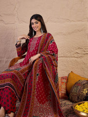 Women Ethnic Motifs Printed Kurta with Trousers & Dupatta