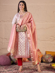 Women Ethnic Motifs Embroidered Kurta with Trouser & Dupatta