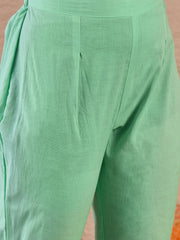 Women Ethnic Motifs Printed A-Line Kurta with Trousers & Dupatta