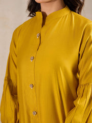 Cotton Mandarin Collar Straight Kurta