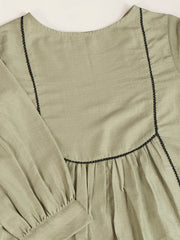 Women Solid Daily Cotton A-Line Kurta