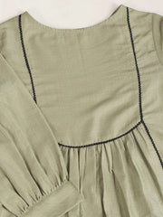 Women Solid Daily Cotton A-Line Kurta