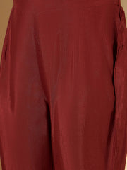 Women Bandhni Printed and Thread Embroidered Anarkali Kurta Set with Dupatta