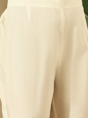 Women Floral Embroidered Regular Thread Work Kurta with Trousers & With Dupatta