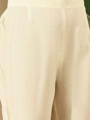 Women Floral Embroidered Regular Thread Work Kurta with Trousers & With Dupatta