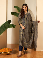 Women Ethnic Motifs Printed Kurta with Trousers & Dupatta